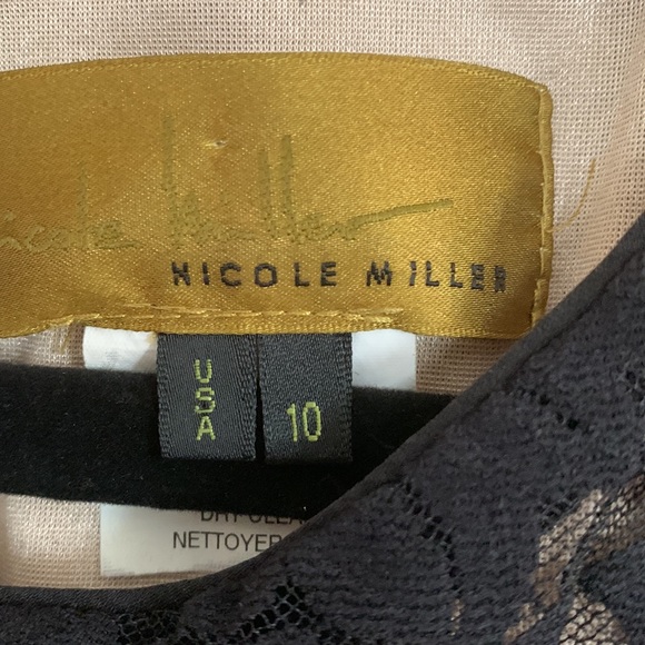 2 for $75 VGUC Nicole Miller little black dress - Picture 6 of 6
